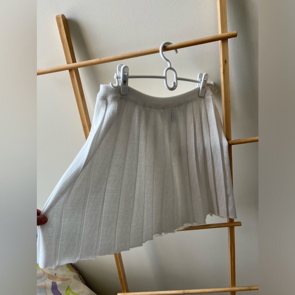 Vintage sweater skirt circle/pleated